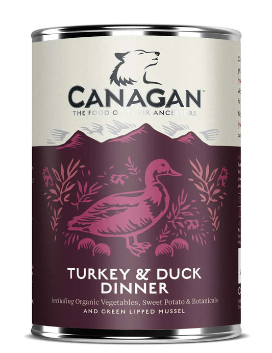 Canagan Turkey & Duck Dinner Wet Dog Food 400g