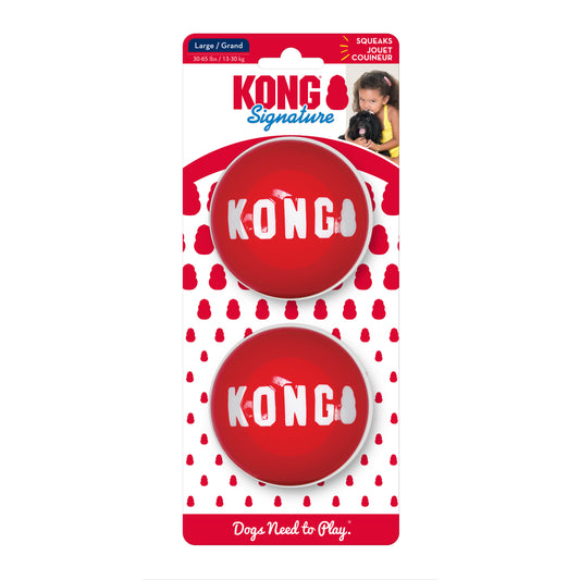 KONG Signature Balls 2-pk Large