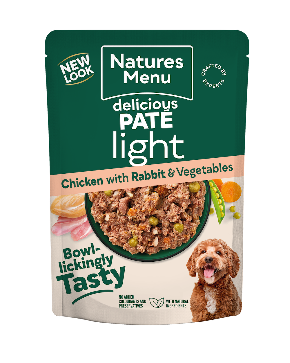 Natures Menu Chicken with Rabbit Pouch Light 300g