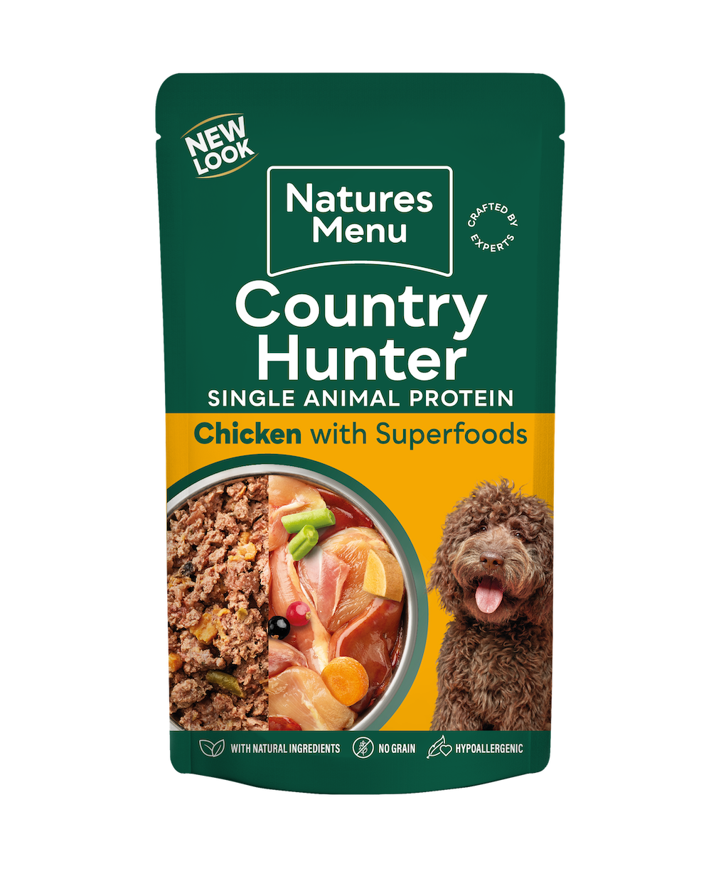 Natures Menu Country Hunter Chicken with Superfoods Pouch 150g