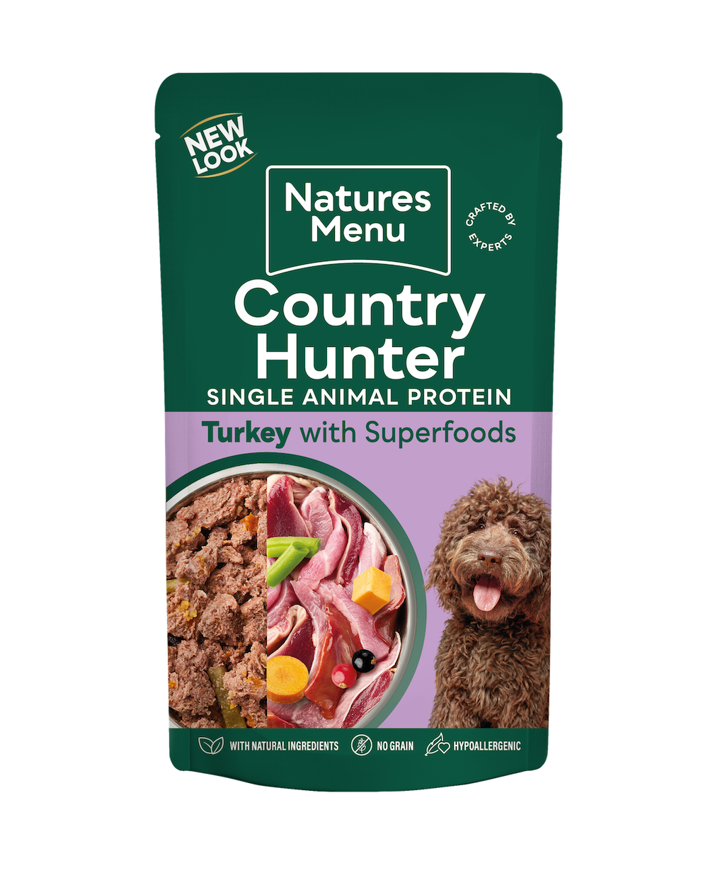 Natures Menu Country Hunter Turkey with Superfoods Pouch 150g
