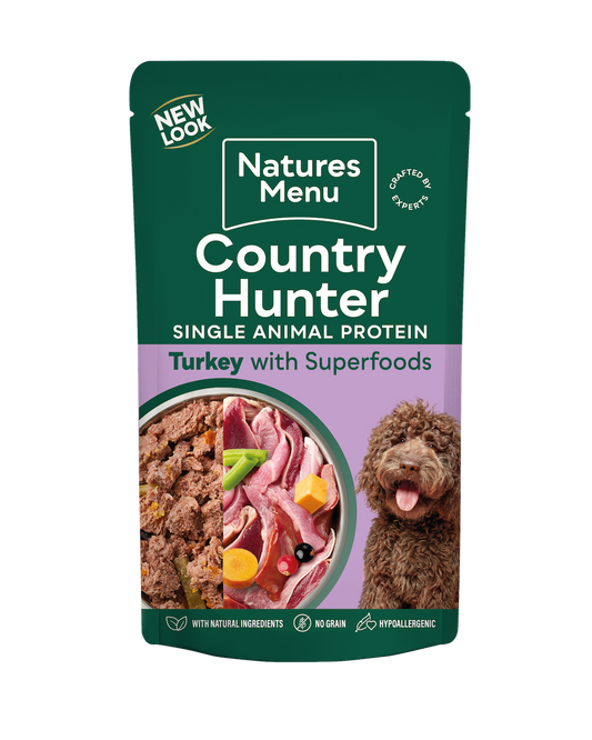 Natures Menu Country Hunter Turkey with Superfoods Pouch 150g