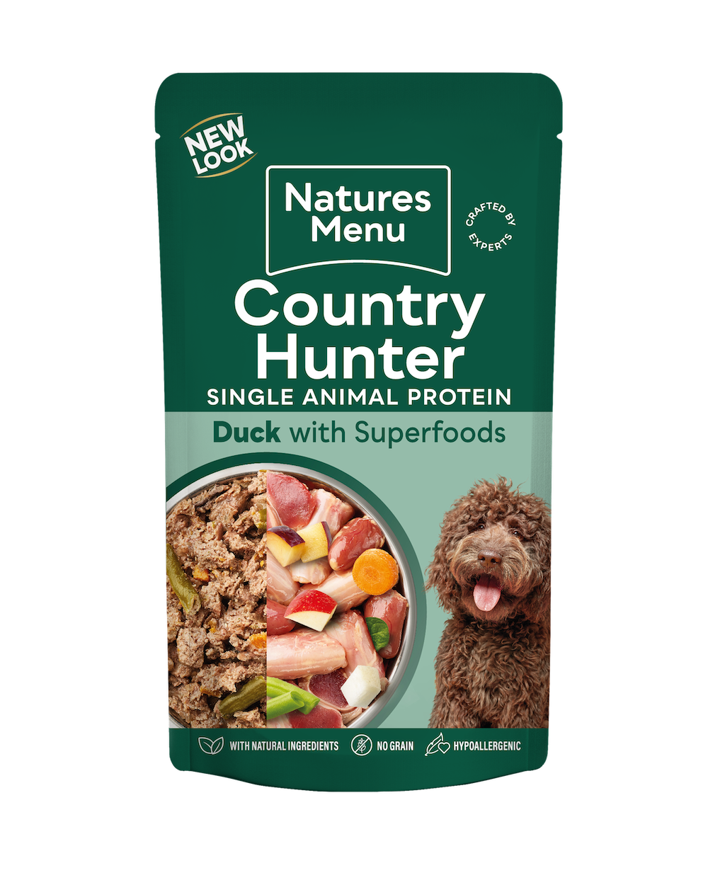 Natures Menu Country Hunter Duck with Superfoods Pouch 150g