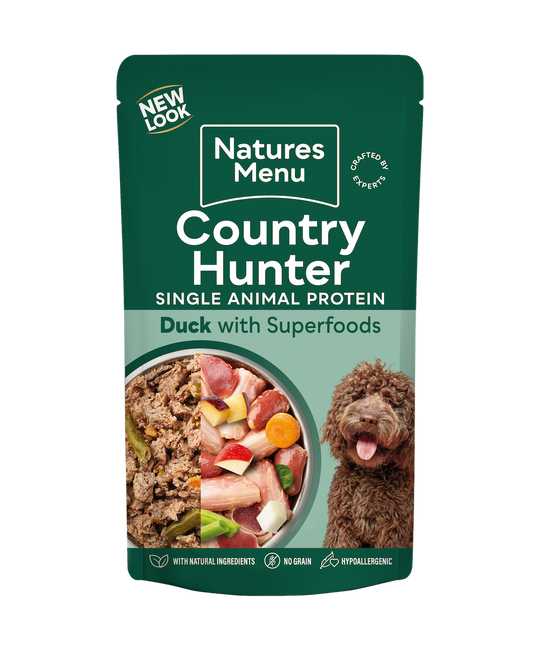 Natures Menu Country Hunter Duck with Superfoods Pouch 150g