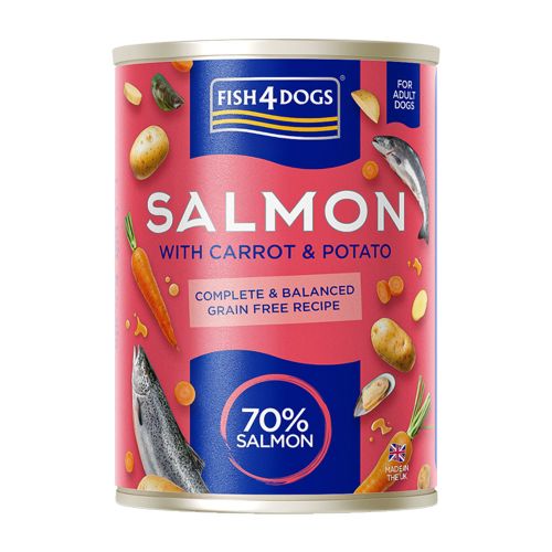 Fish4Dogs Salmon with Carrot & Potato 395g