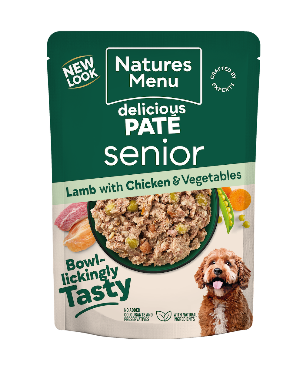 Natures Menu Lamb with Chicken Pouch for Seniors 300g
