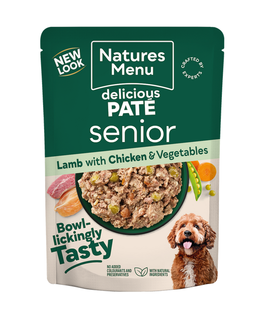 Natures Menu Lamb with Chicken Pouch for Seniors 300g