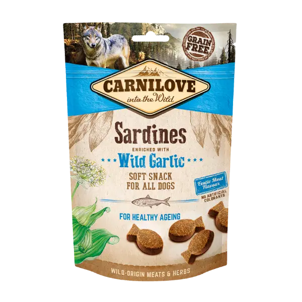 Carnilove Sardines with Wild Garlic Dog Treat 200g