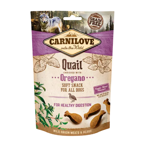 Carnilove Quail with Oregano Dog Treat 200g