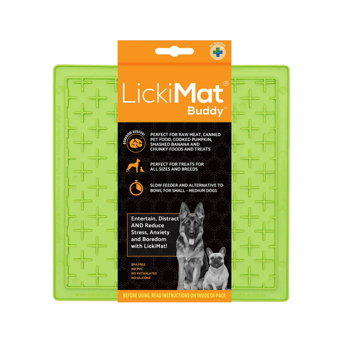 LickiMat Buddy Classic Green 20cm