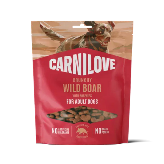 Carnilove Wild Boar with Rosehips Dog Treat 200g