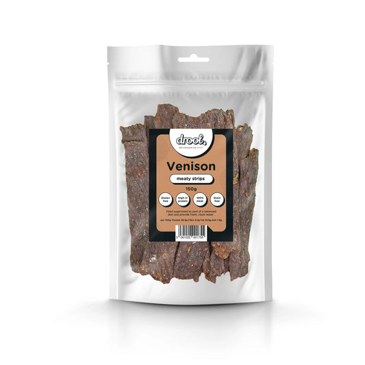 Drool Meaty Strips - Venison 150g