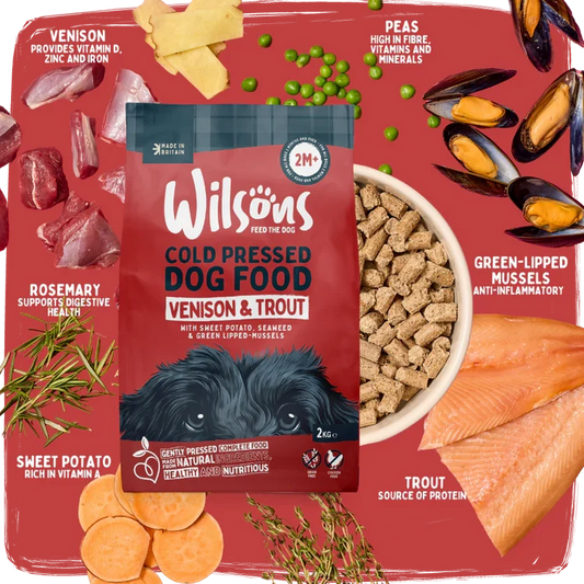 Wilsons Venison & Trout Premium Cold Pressed 2kg