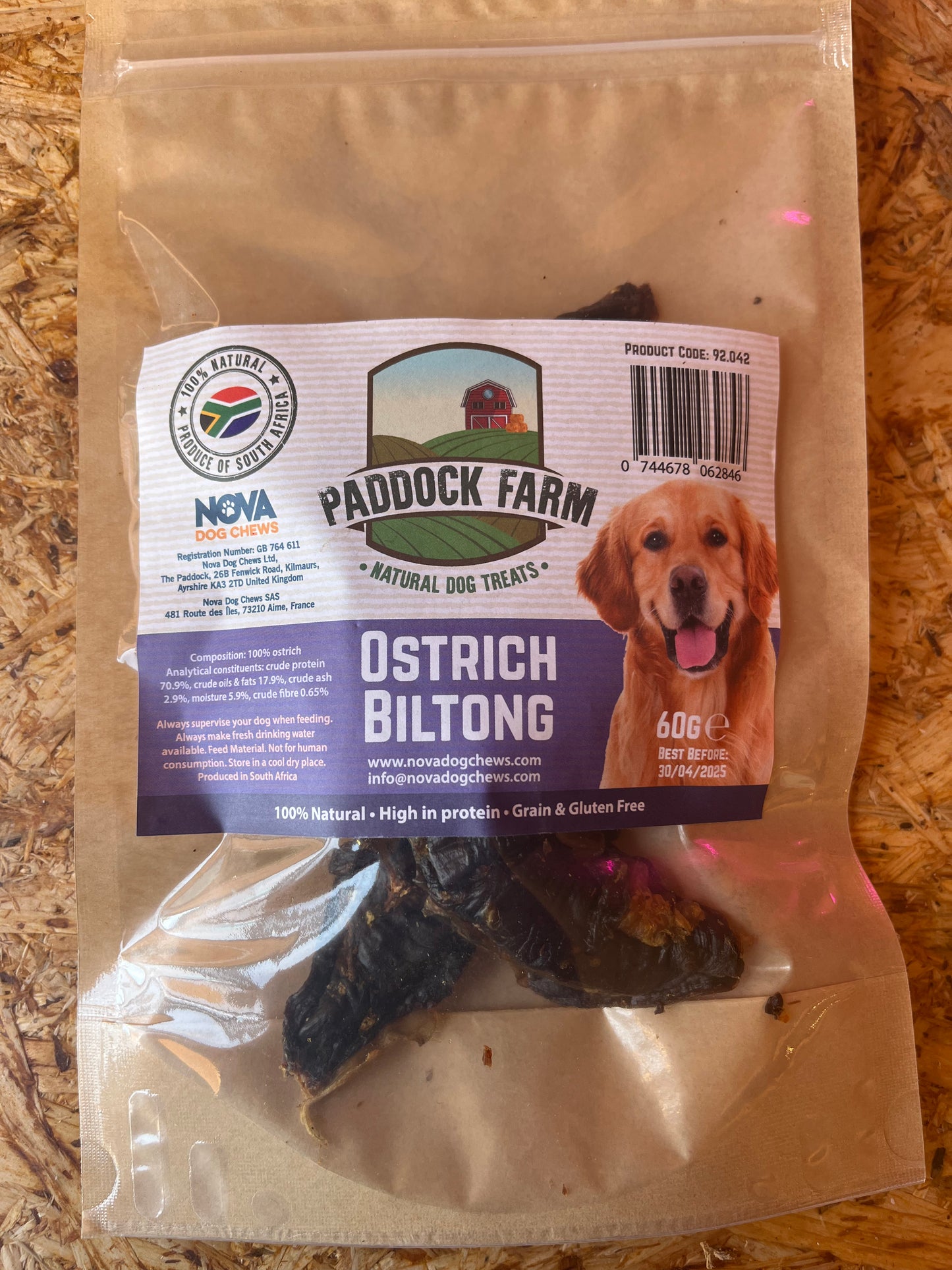 Ostrich Biltong 60g