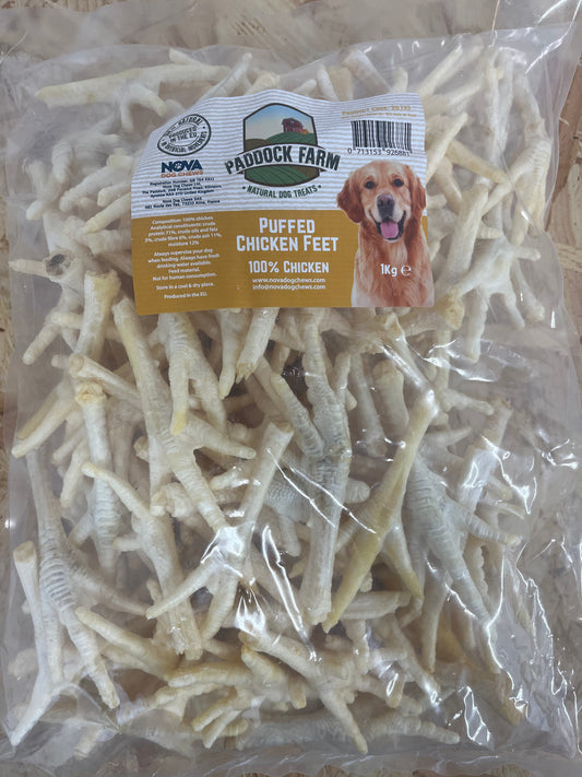 Chicken Feet Puffed 1kg