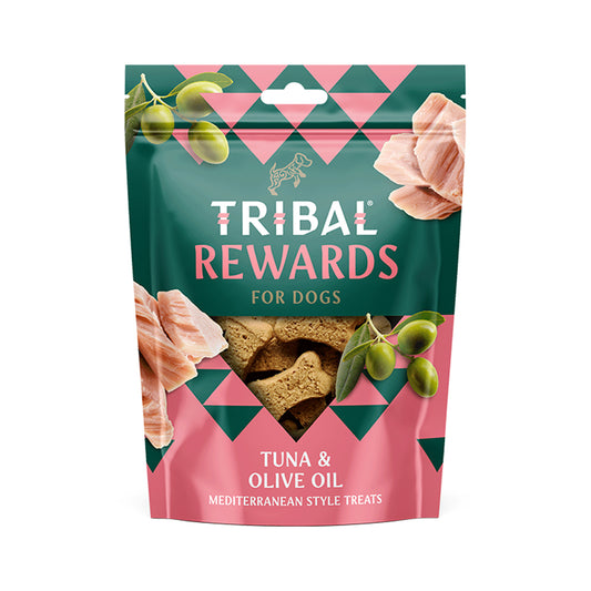 Tribal Rewards Tuna & Olive Oil Dog Biscuits 125g