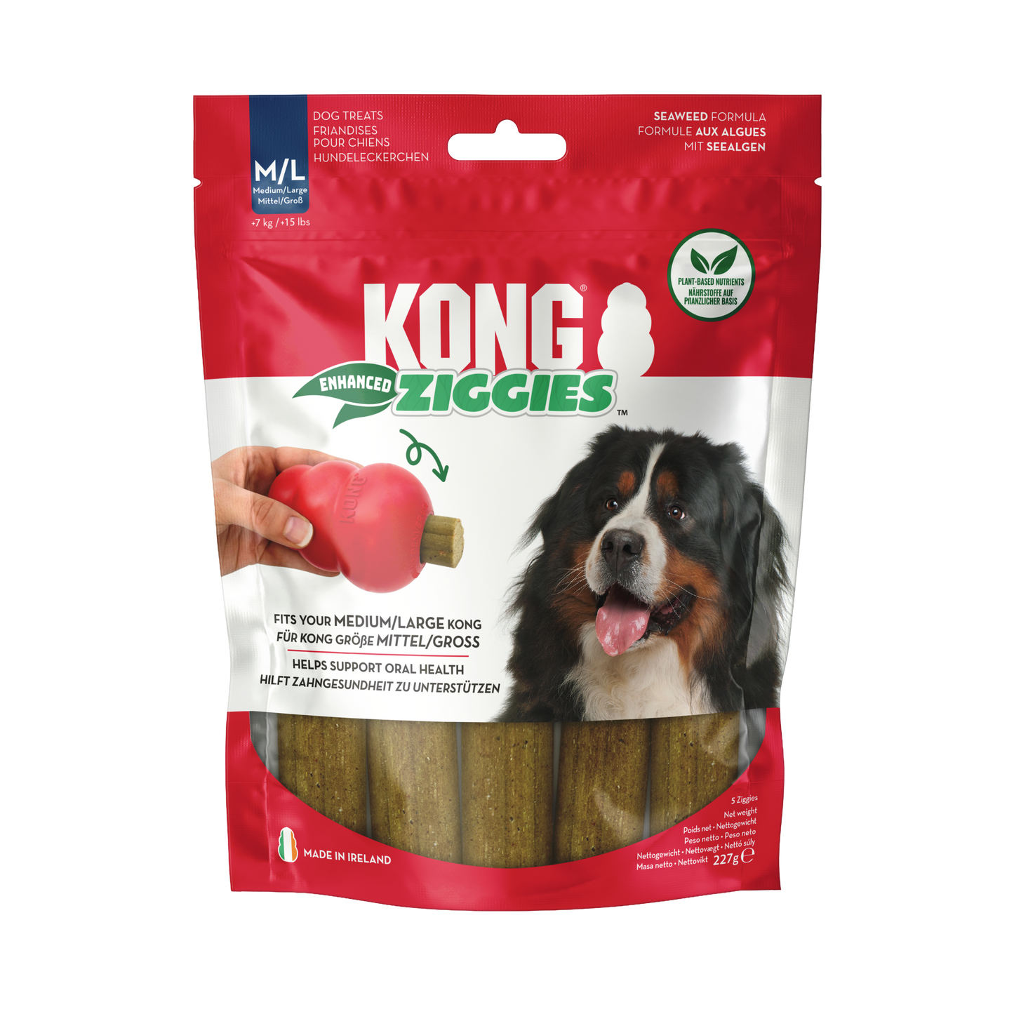 KONG Ziggies Enhanced Medium/Large 227g