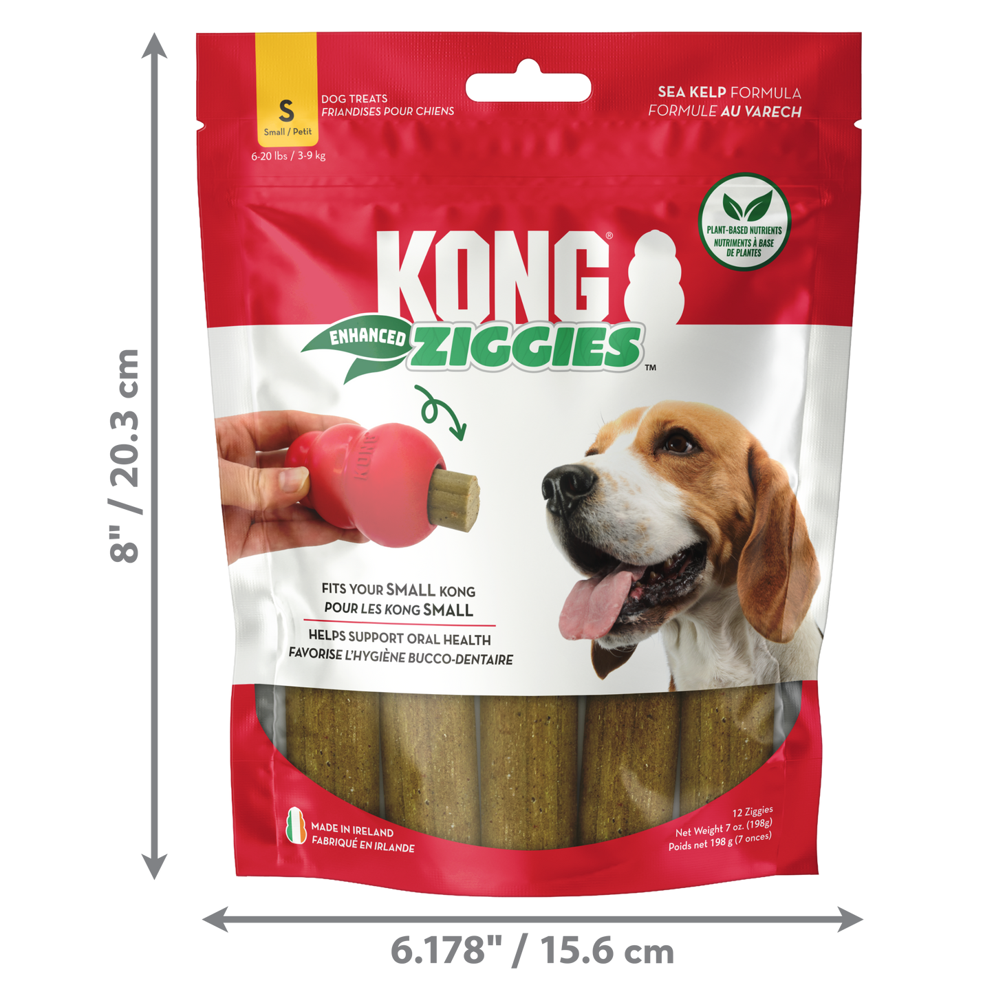 KONG Ziggies Enhanced Small 198g