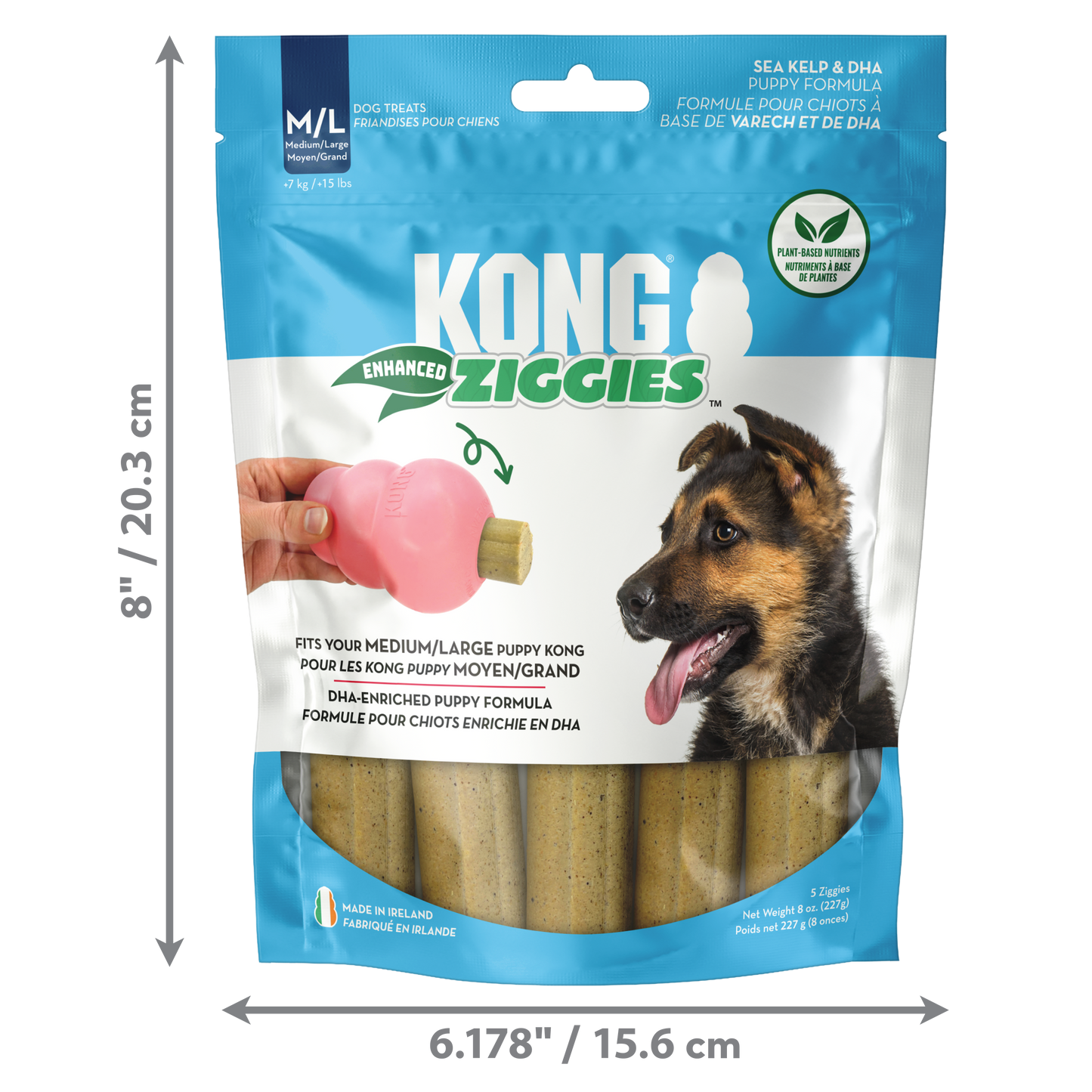 KONG Ziggies Enhanced Puppy Medium/Large 227g