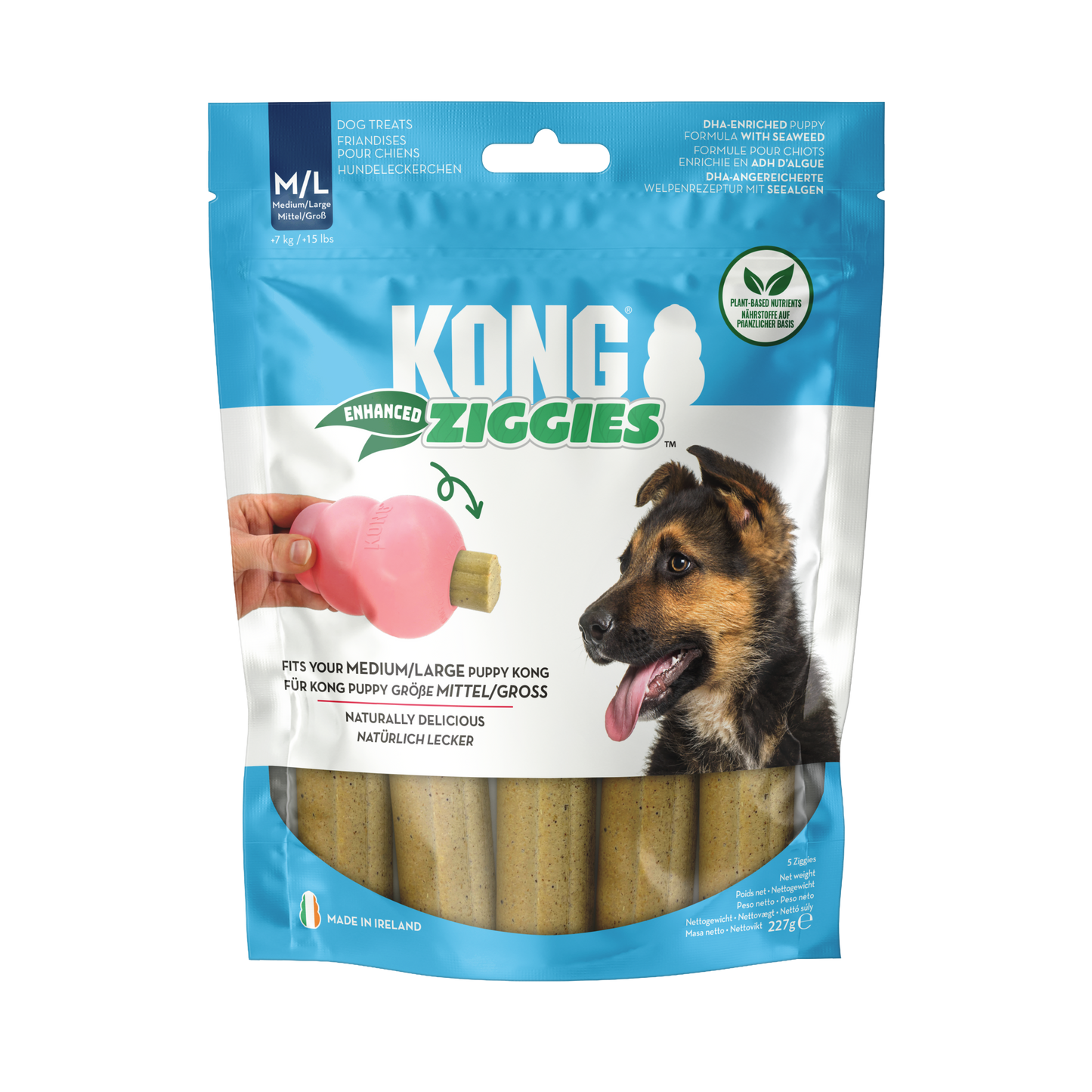 KONG Ziggies Enhanced Puppy Medium/Large 227g