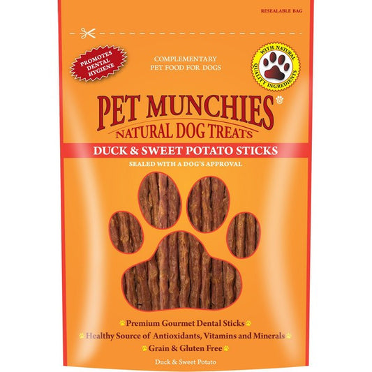 Pet Munchies Duck & Sweet Potato Sticks 90g