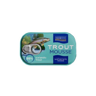 Fish4Dogs Trout Mousse Tin 90g