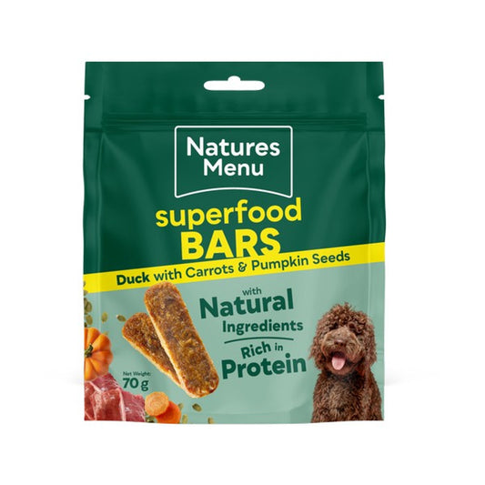 Natures Menu Superfood Bars Duck 70g