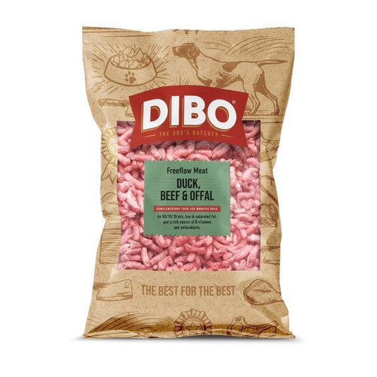 Dibo Freeflow Frozen Adult Dog Duck, Beef & Offal 1kg