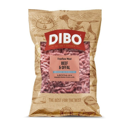 Dibo Freeflow Frozen Adult Dog Beef & Offal 1kg