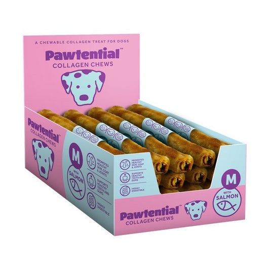 Pawtential Collagen Chew Salmon Flavour Medium 70g